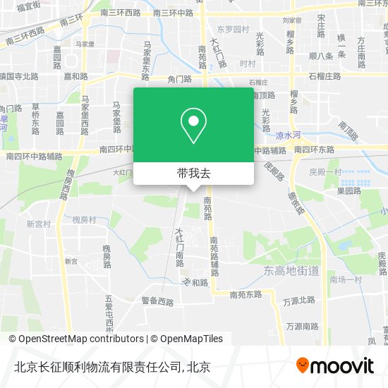 北京长征顺利物流有限责任公司地图