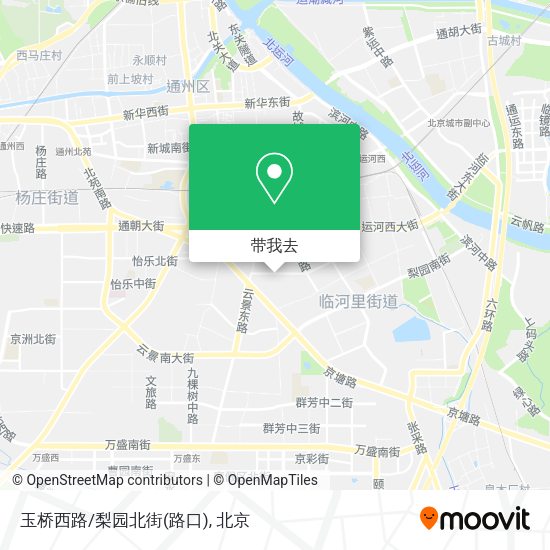 玉桥西路/梨园北街(路口)地图