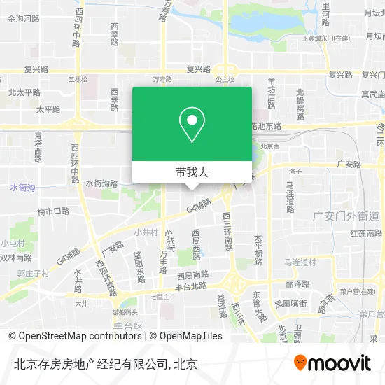 北京存房房地产经纪有限公司地图