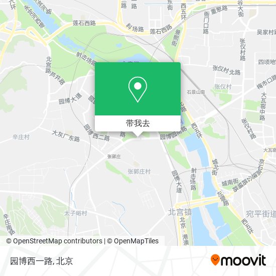 园博西一路地图