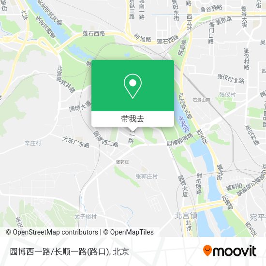 园博西一路/长顺一路(路口)地图