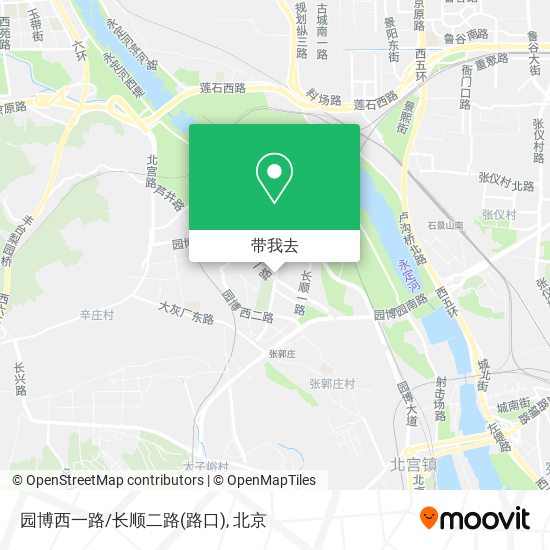 园博西一路/长顺二路(路口)地图