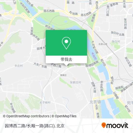 园博西二路/长顺一路(路口)地图