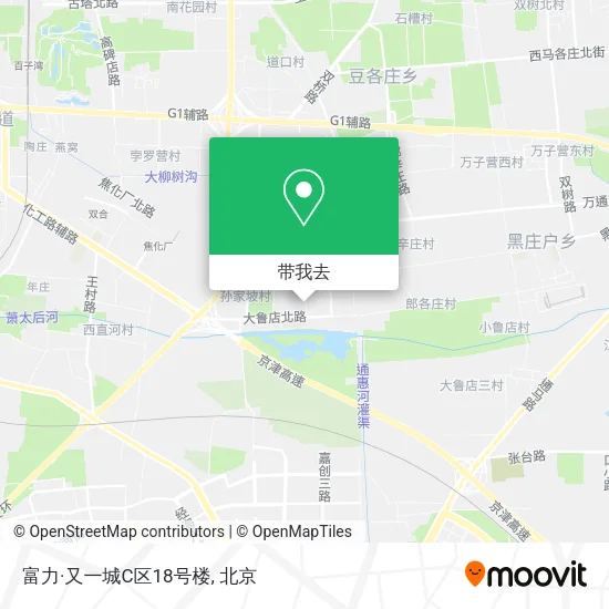富力·又一城C区18号楼地图