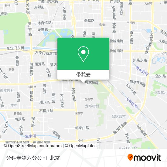 分钟寺第六分公司地图