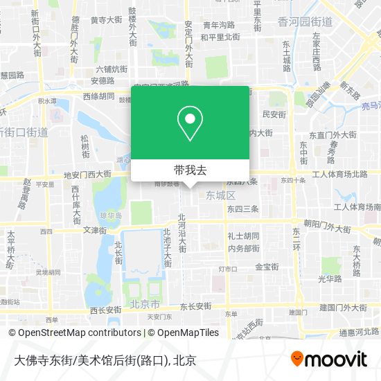 大佛寺东街/美术馆后街(路口)地图