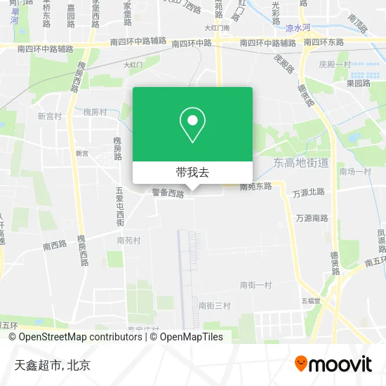 天鑫超市地图