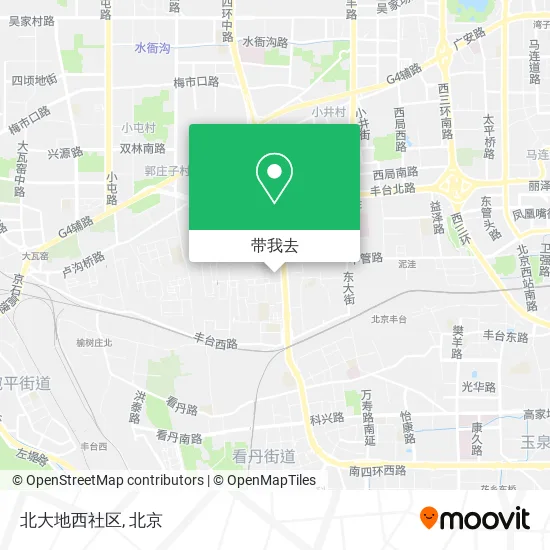 北大地西社区地图