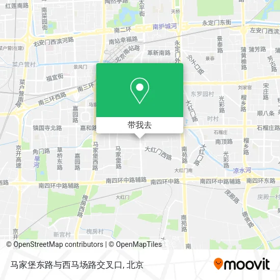 马家堡东路与西马场路交叉口地图