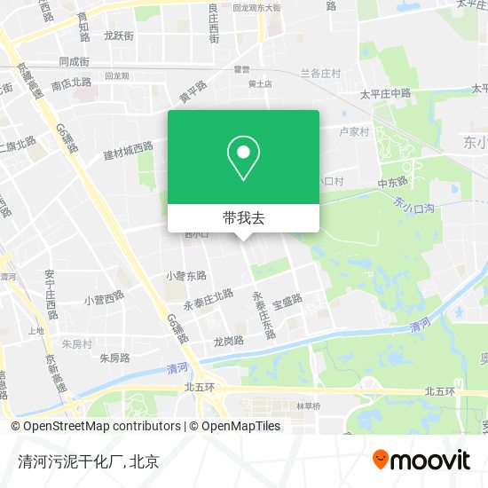 清河污泥干化厂地图