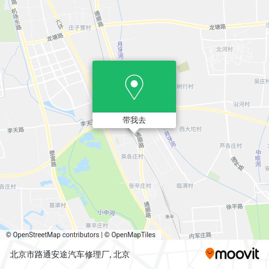 北京市路通安途汽车修理厂地图