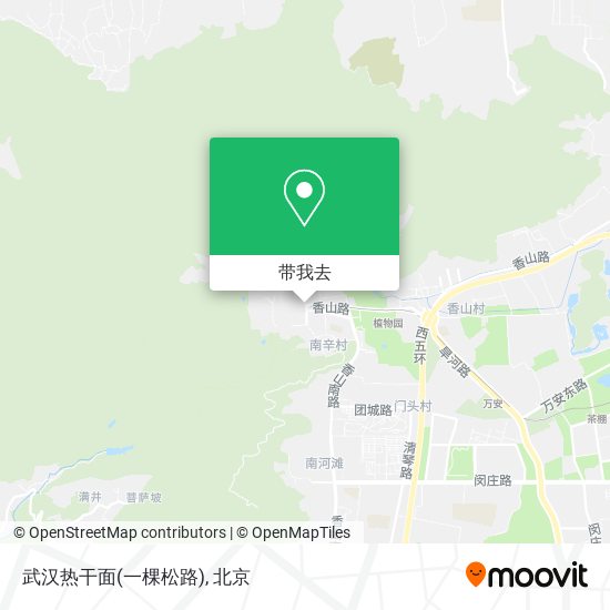 武汉热干面(一棵松路)地图