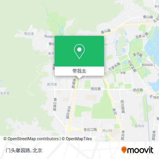 门头馨园路地图