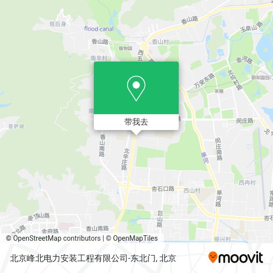 北京峰北电力安装工程有限公司-东北门地图