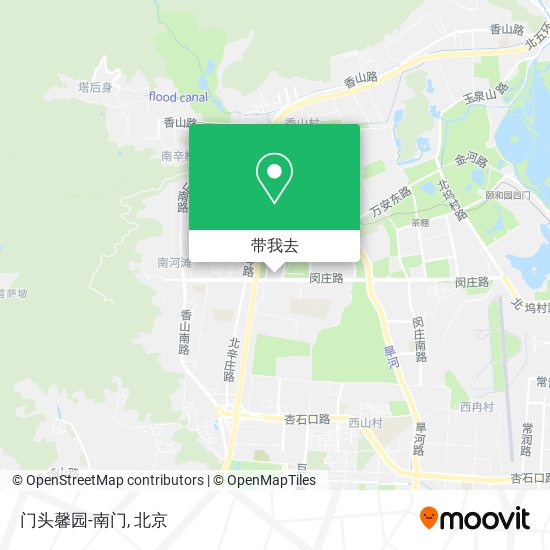 门头馨园-南门地图