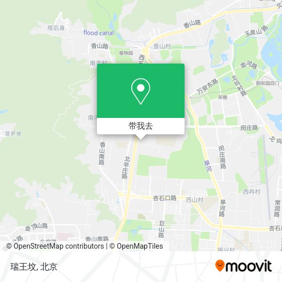 瑞王坟地图