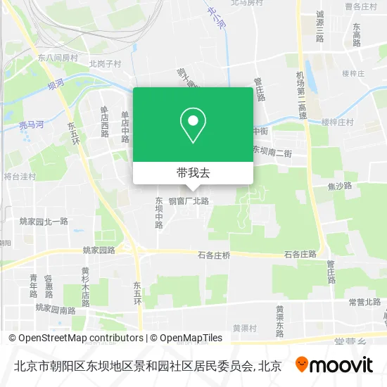 北京市朝阳区东坝地区景和园社区居民委员会地图