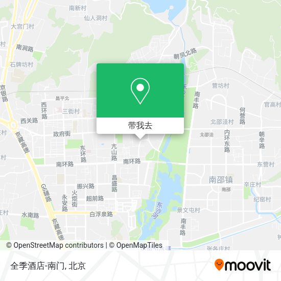 全季酒店-南门地图