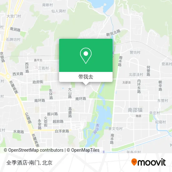 全季酒店-南门地图