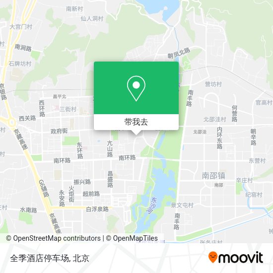 全季酒店停车场地图