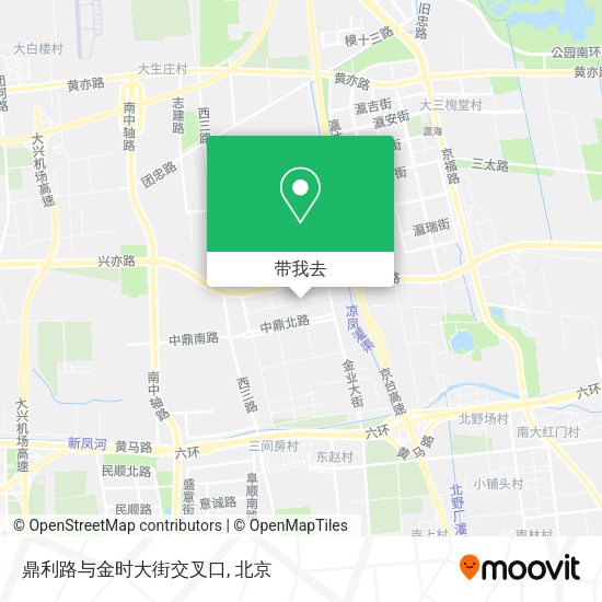 鼎利路与金时大街交叉口地图