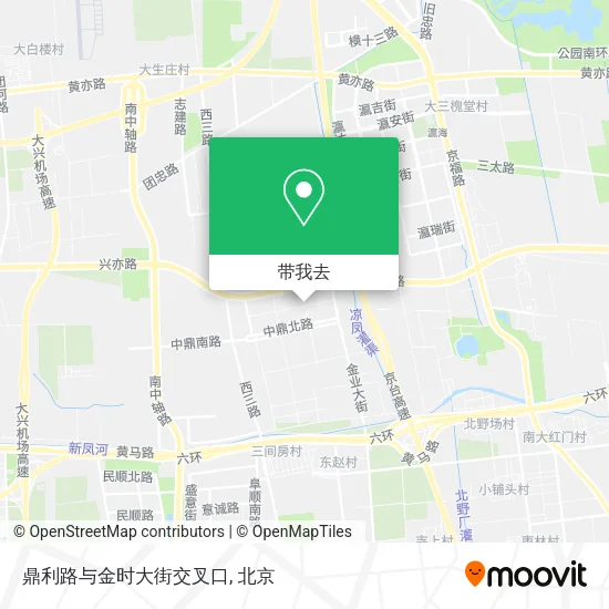 鼎利路与金时大街交叉口地图