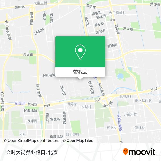 金时大街鼎业路口地图