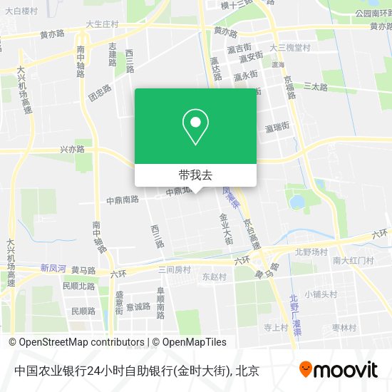 中国农业银行24小时自助银行(金时大街)地图