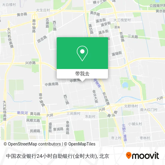 中国农业银行24小时自助银行(金时大街)地图