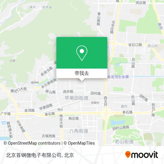 北京首钢微电子有限公司地图