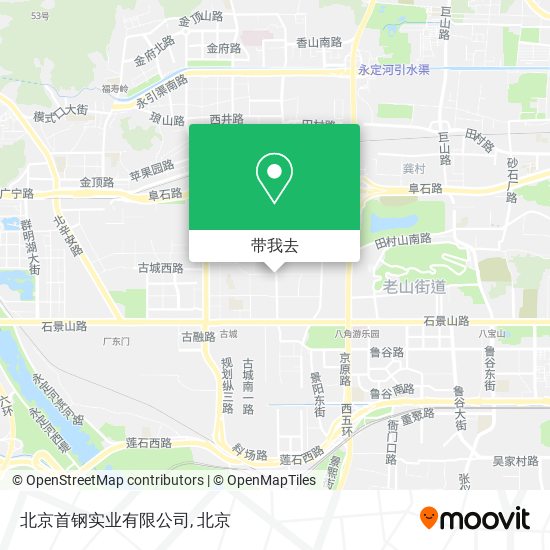 北京首钢实业有限公司地图