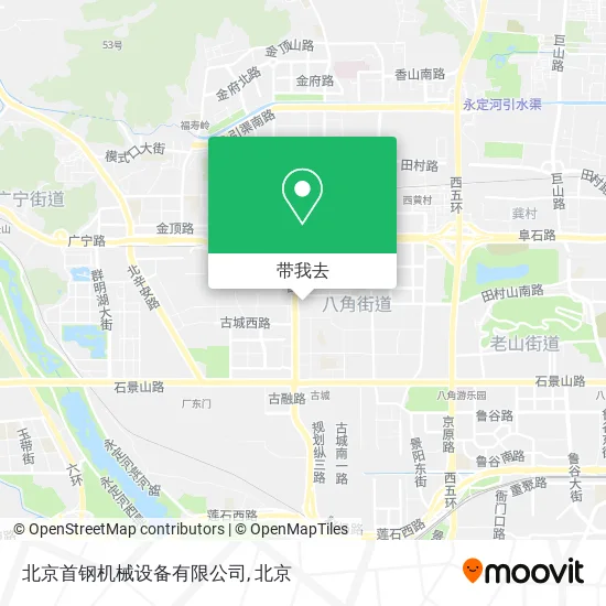 北京首钢机械设备有限公司地图