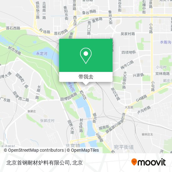 北京首钢耐材炉料有限公司地图