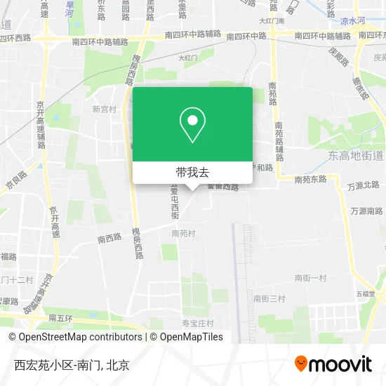 西宏苑小区-南门地图