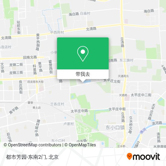 都市芳园-东南2门地图