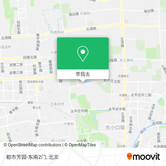 都市芳园-东南2门地图