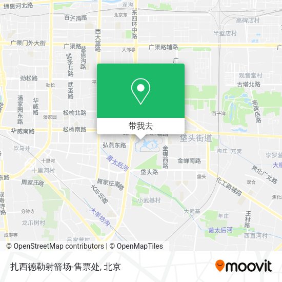 扎西德勒射箭场-售票处地图