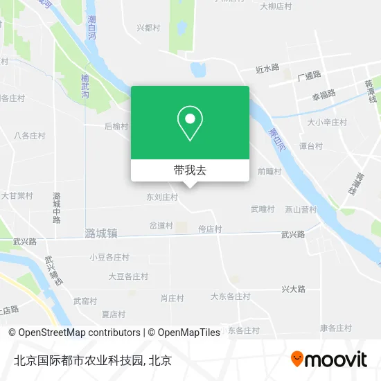北京国际都市农业科技园地图