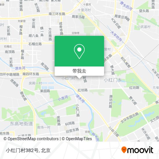 小红门村382号地图