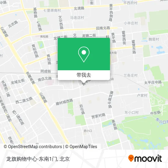 龙旗购物中心-东南1门地图