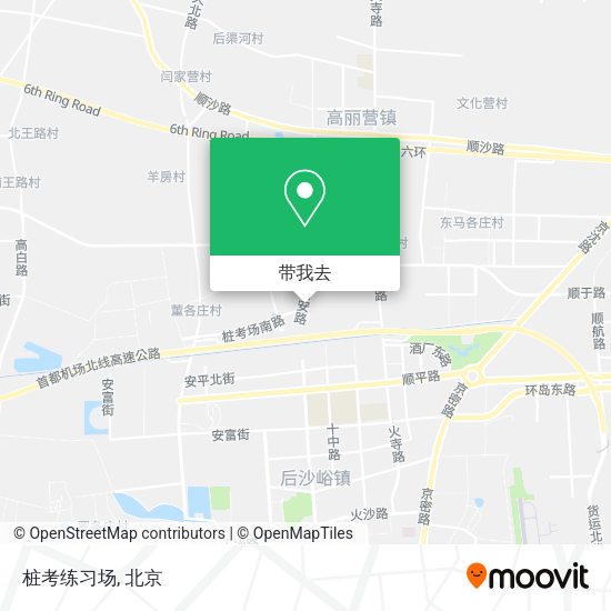 桩考练习场地图