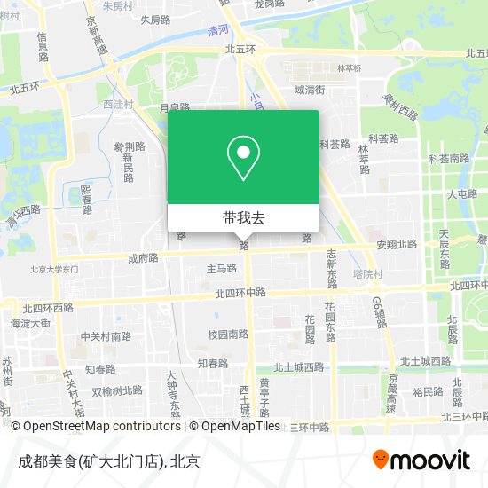 成都美食(矿大北门店)地图