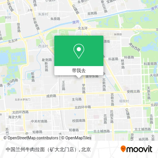 中国兰州牛肉拉面（矿大北门店）地图
