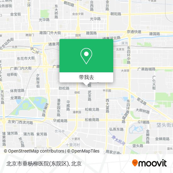 北京市垂杨柳医院(东院区)地图