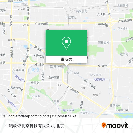 中测软评北京科技有限公司地图