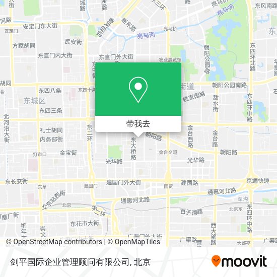 剑平国际企业管理顾问有限公司地图