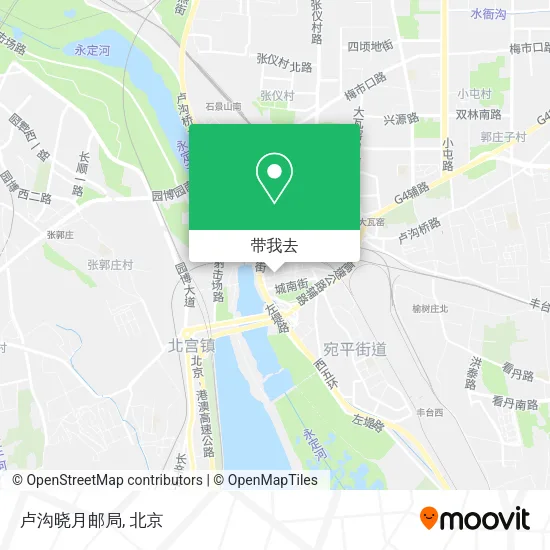 卢沟晓月邮局地图