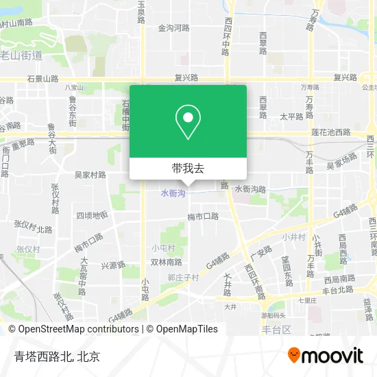 青塔西路北地图