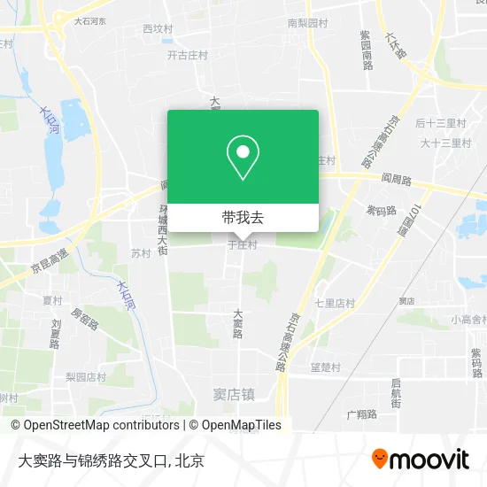 大窦路与锦绣路交叉口地图