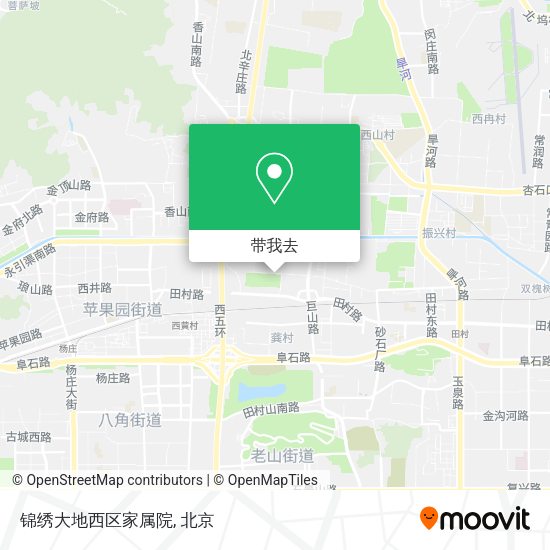 锦绣大地西区家属院地图